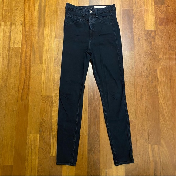 Rag & Bone Super High-Rise Skinny Jeans, Size 28, in Outerbanks - Picture 4 of 12